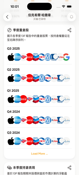 Warren Buffett Berkshire Hathaway portfolio holdings and 13F filings tracker